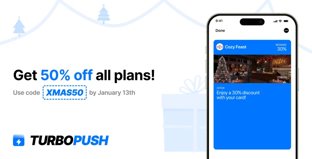 turbopush christmas deal