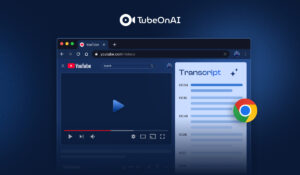 YouTube video transcript chrome extension